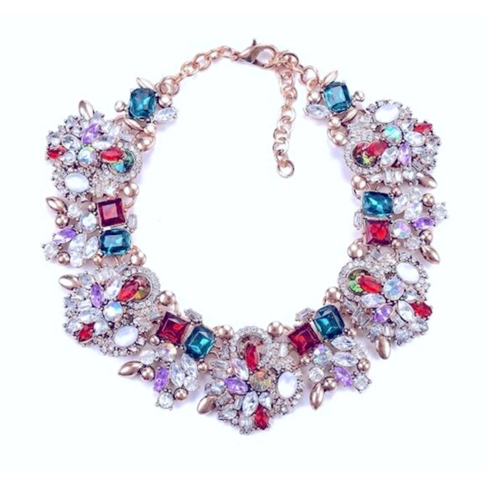 🩷COLORFUL GLASS CRYSTAL NECKLACE🩷